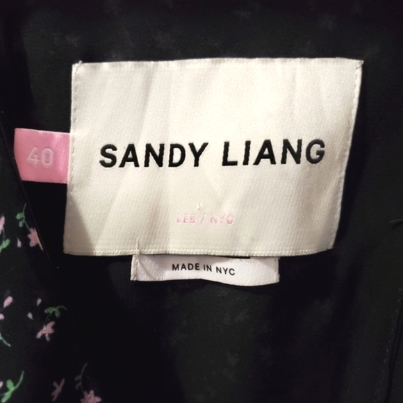 Sandy Liang - "Make Love" C*ondom Floral Print Dress - Size M - Picture 3 of 9